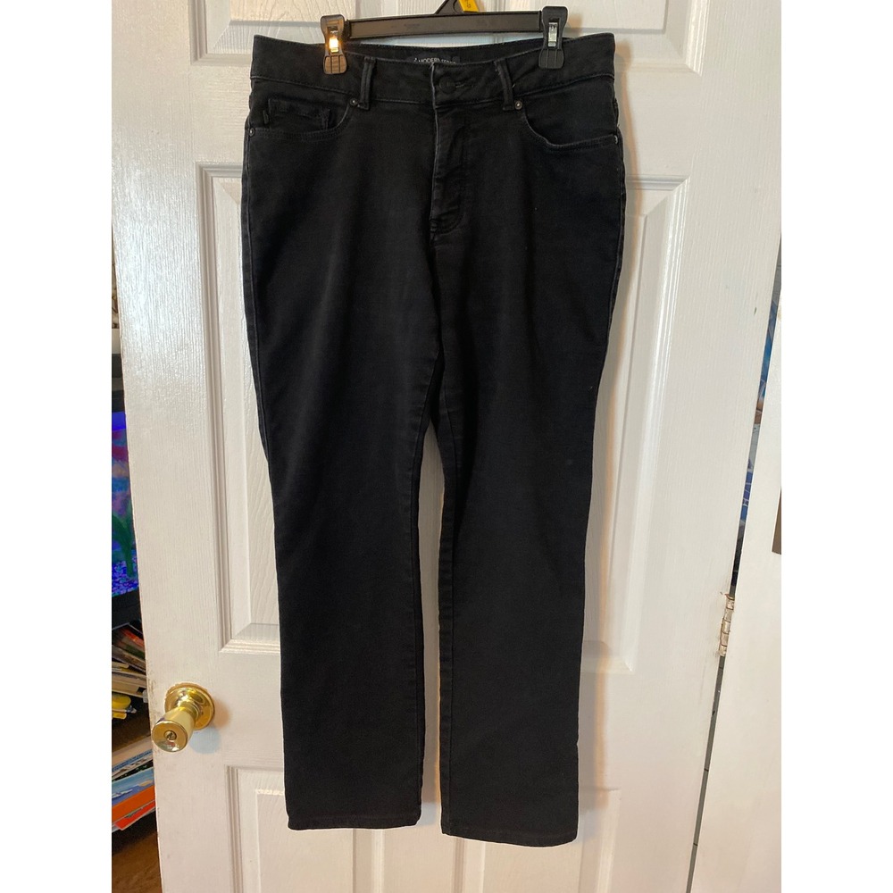 Lee Modern Series Curvy Fit Straight LegJeans Black Womens 10 Short DD2-15I-LMDH